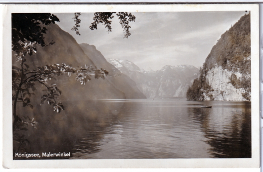 ALTE ANSICHTSKARTE/ POSTKARTE - KÖNIGSSEE, MALERWINKEL