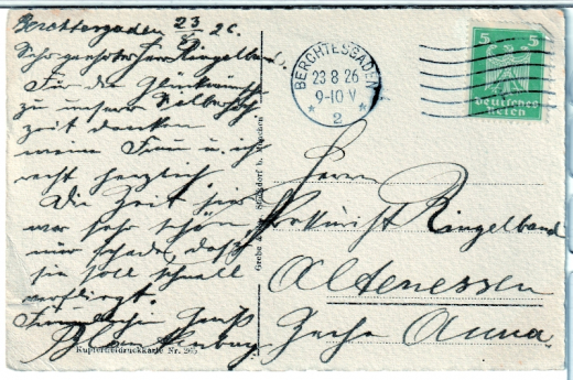 ALTE ANSICHTSKARTE/ POSTKARTE - KÖNIGSSEE VOM MALERWINKEL