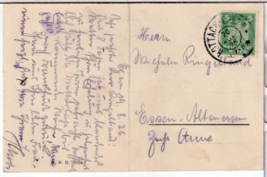 ALTE ANSICHTSKARTE/ POSTKARTE - EGERN AM TEGERNSEE