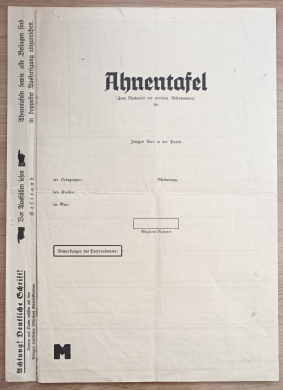 AHNENTAFEL/ AHNENPASS DER FAMILIE IRMTRAUT UHLEMANN IN MARKLEEBERG OST, ZURÜCK BIS 1779