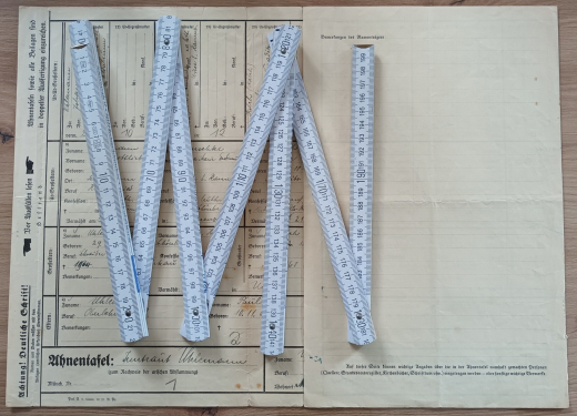 AHNENTAFEL/ AHNENPASS DER FAMILIE IRMTRAUT UHLEMANN IN MARKLEEBERG OST, ZURÜCK BIS 1779