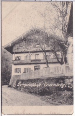 ALTE ANSICHTSKARTE/ POSTKARTE - BERGWIRTSCHAFT DAXENBERG IN UNTERWÖSSEN, CHIEMGAU