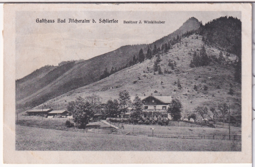 ALTE ANSICHTSKARTE/ POSTKARTE - GASTHAUS BAD FISCHERALM BEI SCHLIERSEE