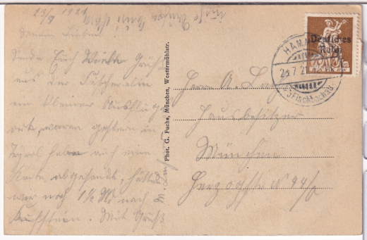 ALTE ANSICHTSKARTE/ POSTKARTE - GASTHAUS BAD FISCHERALM BEI SCHLIERSEE