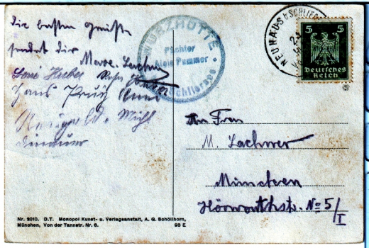 ALTE ANSICHTSKARTE/ POSTKARTE - WURZHÜTTE AM SPITZINGSEE MIT BRECHERSPITZE