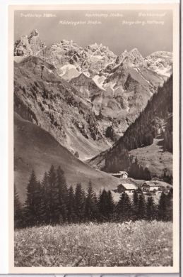 ALTE ANSICHTSKARTE/ POSTKARTE - ALPENGASTHOF UND PENSION EINÖDSBACH