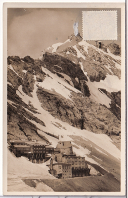 ANSICHTSKARTE/POSTKARTE - BAYERISCHE ZUGSPITZBAHN - HOTEL SCHNEEFERNHAUS