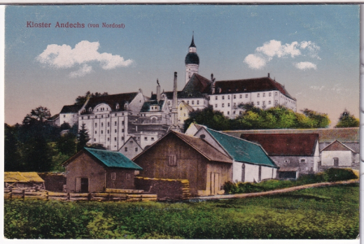 ANSICHTSKARTE/POSTKARTE - KLOSTER ANDECHS, VON NORDEN