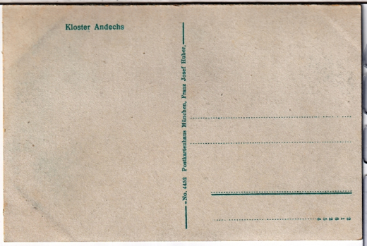 ANSICHTSKARTE/POSTKARTE - KLOSTER ANDECHS, VON NORDEN