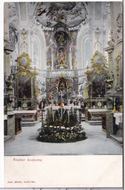 ANSICHTSKARTE/POSTKARTE - KLOSTER ANDECHS - DOPPELHOCHALTAR