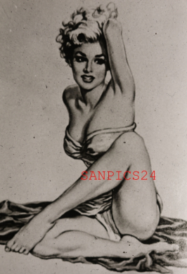 PHOTO - BEAUTIFUL NAKED PINUP Girl IN POSE#212