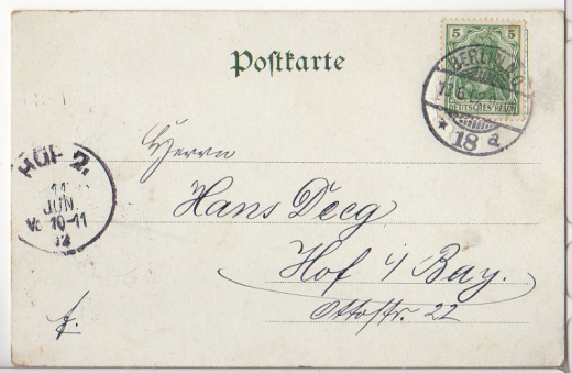 ALTE ANSICHTSKARTE/ POSTKARTE - BERLIN - AN DER POTSDAMER BRÜCKE, 1902