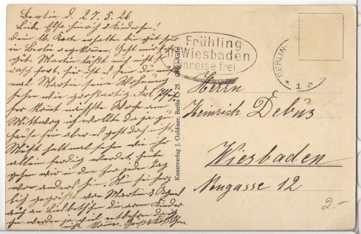 ALTE ANSICHTSKARTE/ POSTKARTE - BERLIN-SCHÖNEBERG - PARTIE AUS DEN STADTPARK