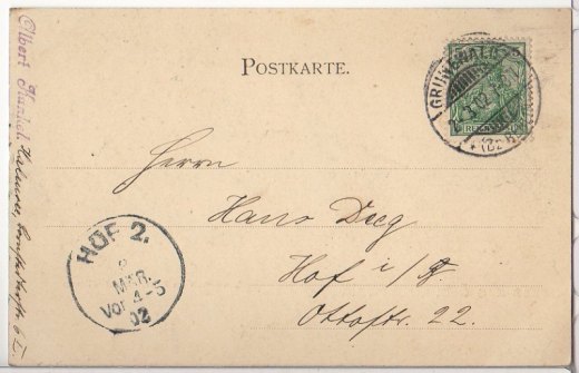 ALTE ANSICHTSKARTE/ POSTKARTE - BERLIN - GRUß AUS DEN GRUNEWALD - LANDSCHAFT AM KAISER WILHELM-THURM