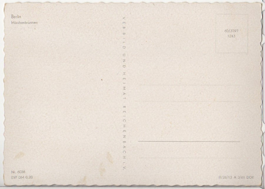 ALTE ANSICHTSKARTE/ POSTKARTE - BERLIN - MÄRCHENBRUNNEN