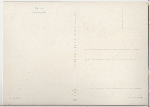 ALTE ANSICHTSKARTE/ POSTKARTE - BERLIN - ALEXANDERPLATZ