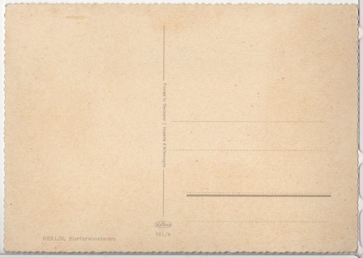 ALTE ANSICHTSKARTE/ POSTKARTE - BERLIN - KURFÜRSTENDAM