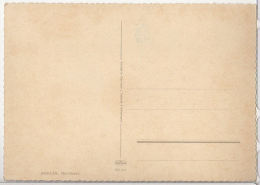ALTE ANSICHTSKARTE/ POSTKARTE - BERLIN - HOCHHAUS UND ZOO PALAST