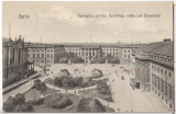 ALTE ANSICHTSKARTE/ DRUCKSACHE - BERLIN - OPERNPLATZ MIT Kgl. OPERNHAUS RECHTS UND UNIVERSITÄT