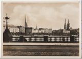1/2 - ALTE ANSICHTSKARTE/POSTKARTE - HAMBURG - INNENALSTER
