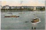 ALTE ANSICHTSKARTE/ POSTKARTE - HAMBURG - ALSTER SCHIFFSVERKEHR - KEINE VERLAGSANGABE