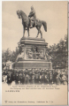 ALTE ANSICHTSKARTE/ POSTKARTE - HAMBURG - KAISER WILHELM-DENKMAL MIT DER ALLEGORISCHEN SCENE...