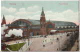 ALTE ANSICHTSKARTE/ POSTKARTE - HAMBURG - HAUPTBAHNHOF