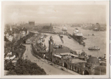 ALTE ANSICHTSKARTE/ POSTKARTE - HAMBURG - HAFEN-PANORAMA