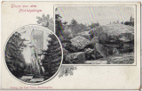 ALTE ANSICHTSKARTE/ POSTKARTE - OCHSENKOPF, AUSSICHTSTURM - GRUSS AUS DEN FICHTELGEBIRGE