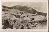 ALTE ANSICHTSKARTE/ POSTKARTE - SKIDORF NESSELWANG IM ALLGÄU MIT REUTER WANNE