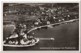 ALTE ANSICHTSKARTE/ POSTKARTE - WASSERBURG AM BODENSEE - VOM FLUGZEUG AUS - POSTSTEMPEL