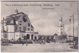 ALTE ANSICHTSKARTE/POSTKARTE - NÜRNBERG - BAYER. JUBILÄUMS-LANDES-AUSSTELLUNG 1906 - HAUPTRESTAURATION