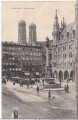 ALTE ANSICHTSKARTE/ POSTKARTE - MÜNCHEN - MARIENPLATZ