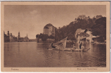 ALTE ANSICHTSKARTE/ POSTKARTE - PASSAU - OBER- UNS NIEDERHAUS
