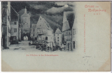 ALTE ANSICHTSKARTE/ POSTKARTE - GRUß AUS ROTHENBURG O. T. - AM PLÖNLEIN IN DER SCHMIEDEGASSE