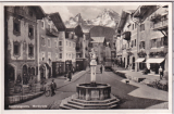 ALTE ANSICHTSKARTE/ POSTKARTE - BERCHTESGADEN - MARKTPLATZ MIT WATZMANN