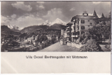 ALTE ANSICHTSKARTE/ POSTKARTE - BERCHTESGADEN MIT WATZMANN - VILLA GRASSL, KARTE AN DEN LITERATURKRITIKER WILHELM RINGELBAND