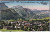 ALTE ANSICHTSKARTE/ POSTKARTE - BAD REICHENHALL, KARTE AN DEN LITERATURKRITIKER WILHELM RINGELBAND