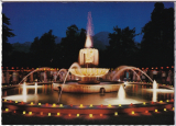 ALTE ANSICHTSKARTE/ POSTKARTE - BAD REICHENHALL - SOLEBRUNNEN - KURPARK BEIM FEST DER 1000 LICHTER