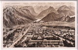ALTE ANSICHTSKARTE/ POSTKARTE - BAD REICHENHALL MIT BERGMASSIV