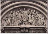 ANSICHTSKARTE/POSTKARTE - BAMBERG-DOM - FÜRSTENPORTAL-DAS JÜNGSTE GERICHT