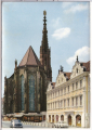 ANSICHTSKARTE/POSTKARTE - WÜRZBURGER MARIENKAPELLE MIT FALKENHAUS