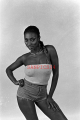 PHOTO - EROTIC - 1/2 NAKED BLACK MAGIC WOMAN IN POSE/ PEOPLE OF COLOR #48