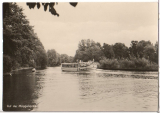 ALTE ANSICHTSKARTE/ POSTKARTE - BERLIN - AUF DER MÜGGELSPREE - AUSFLUGSBOOT RÖSCHEN