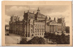 ALTE ANSICHTSKARTE - BERLIN - REICHSTAGSGEBÄUDE