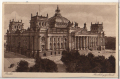 ALTE ANSICHTSKARTE - BERLIN - REICHSTAGSGEBÄUDE