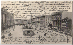 ALTE ANSICHTSKARTE/ POSTKARTE - BERLIN - SCHLOSSPLATZ MIT BEGASBRUNNEN