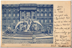 ALTE ANSICHTSKARTE/ POSTKARTE - BERLIN - BEGAS-BRUNNEN