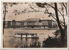 2/2 - ALTE ANSICHTSKARTE/POSTKARTE - HAMBURG - INNENALSTER