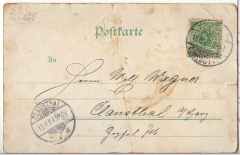 ALTE ANSICHTSKARTE/POSTKARTE - HAMBURG - GRUSS AUS HAMBURG, 1897